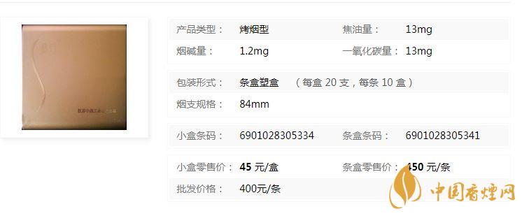 蘇煙軟金砂xs多少錢一包價格？蘇煙軟金砂XS價格及參數(shù)一覽